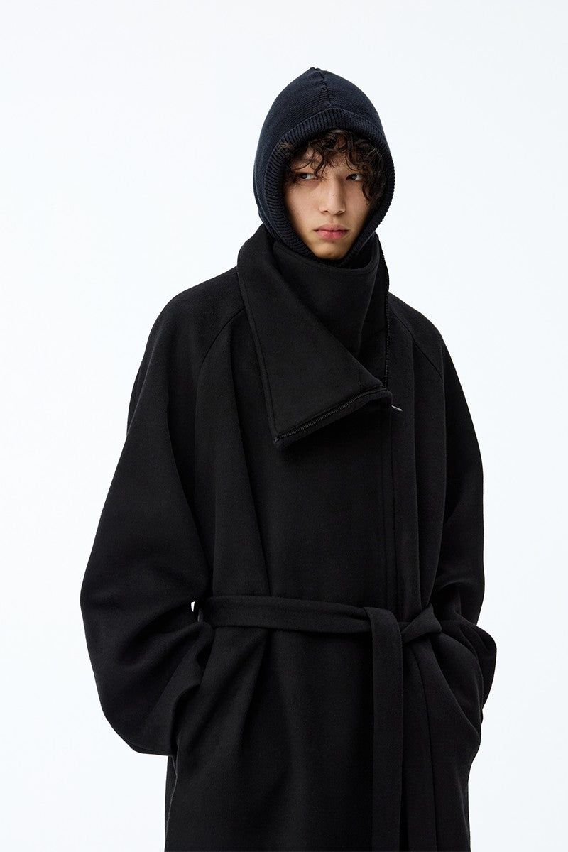 Asymmetric Zip Coat