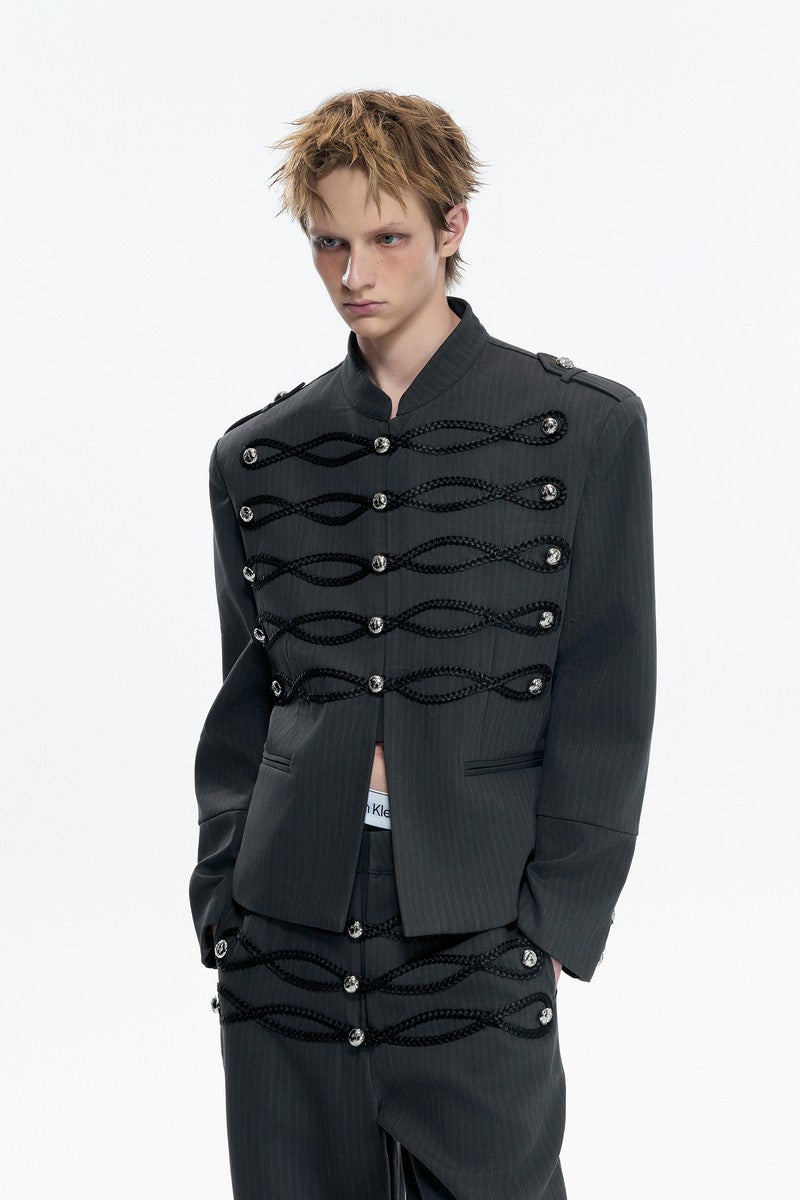 Napoleon Striped Flared Trousers
