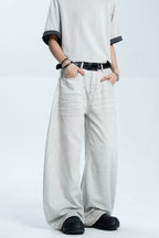Gray Washed Scythe Jeans