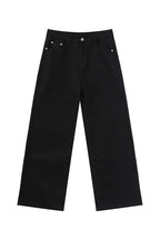 Vintage Washed A-Line Jeans