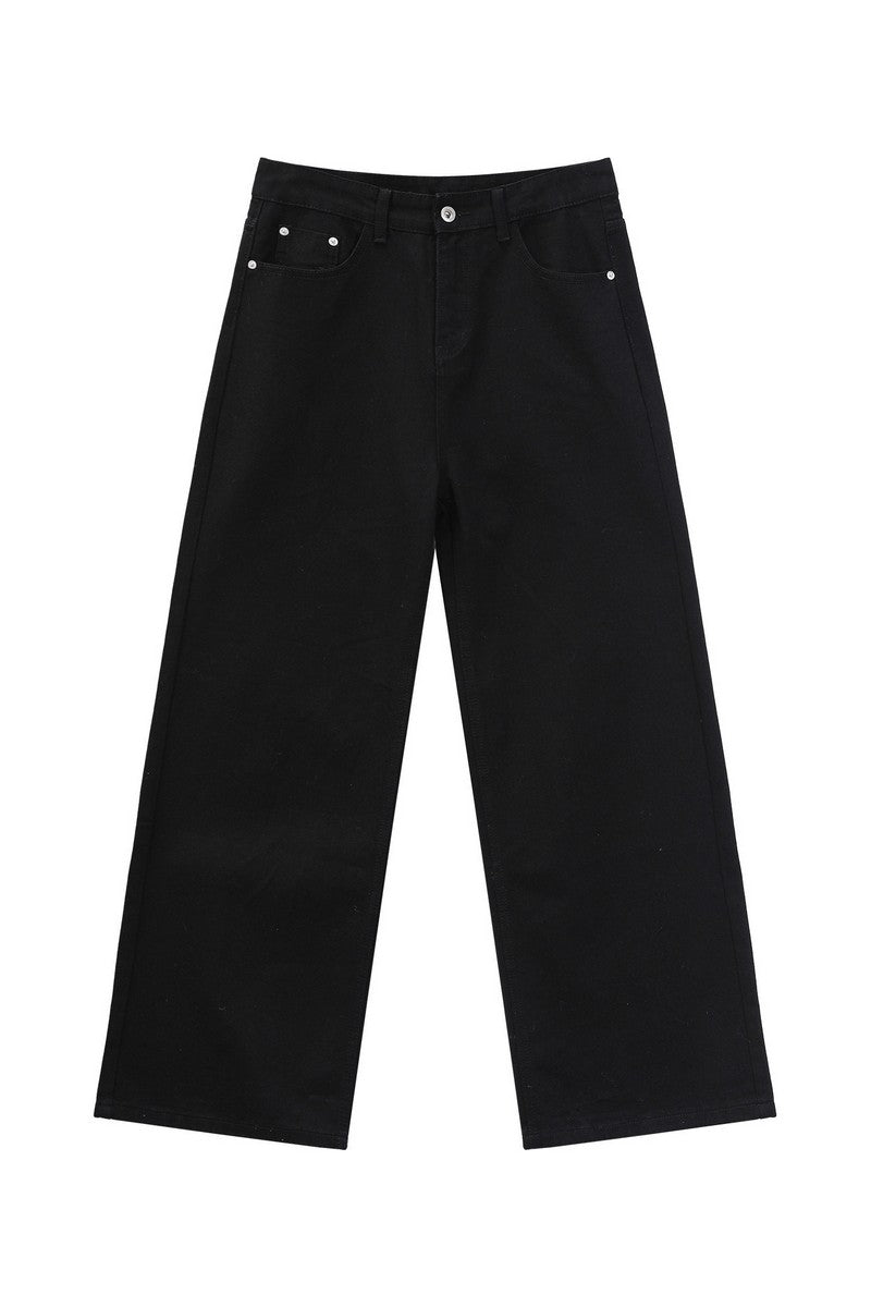 Vintage Washed A-Line Jeans