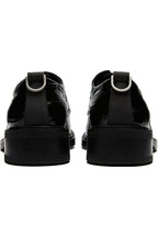 Reflective Buckle Derby Shoes