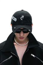 Distressed Vintage Patch Baseball Cap
