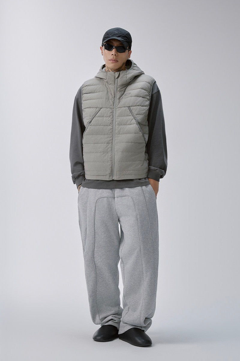 Hooded Lightweight Down Vest