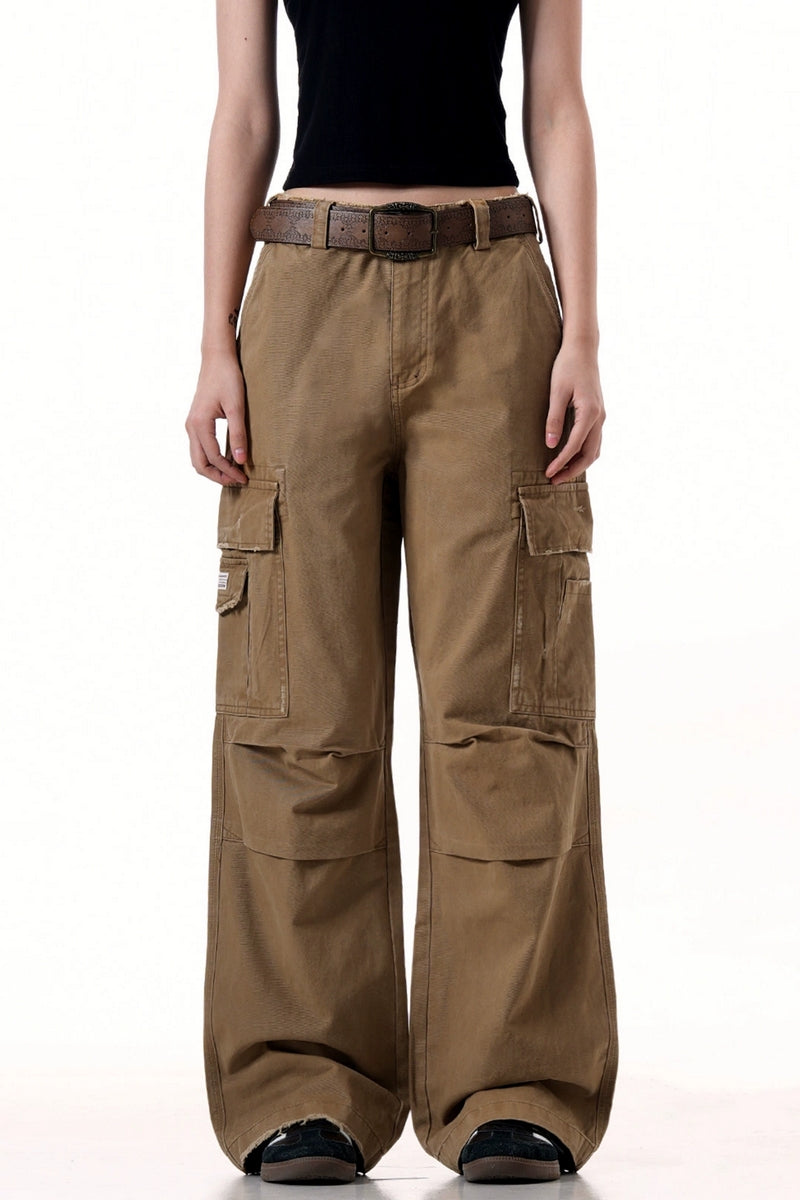 Multi-Pocket Drawstring Cargo Pants - EU Only