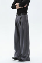 Old Money Pleated Wool Trousers