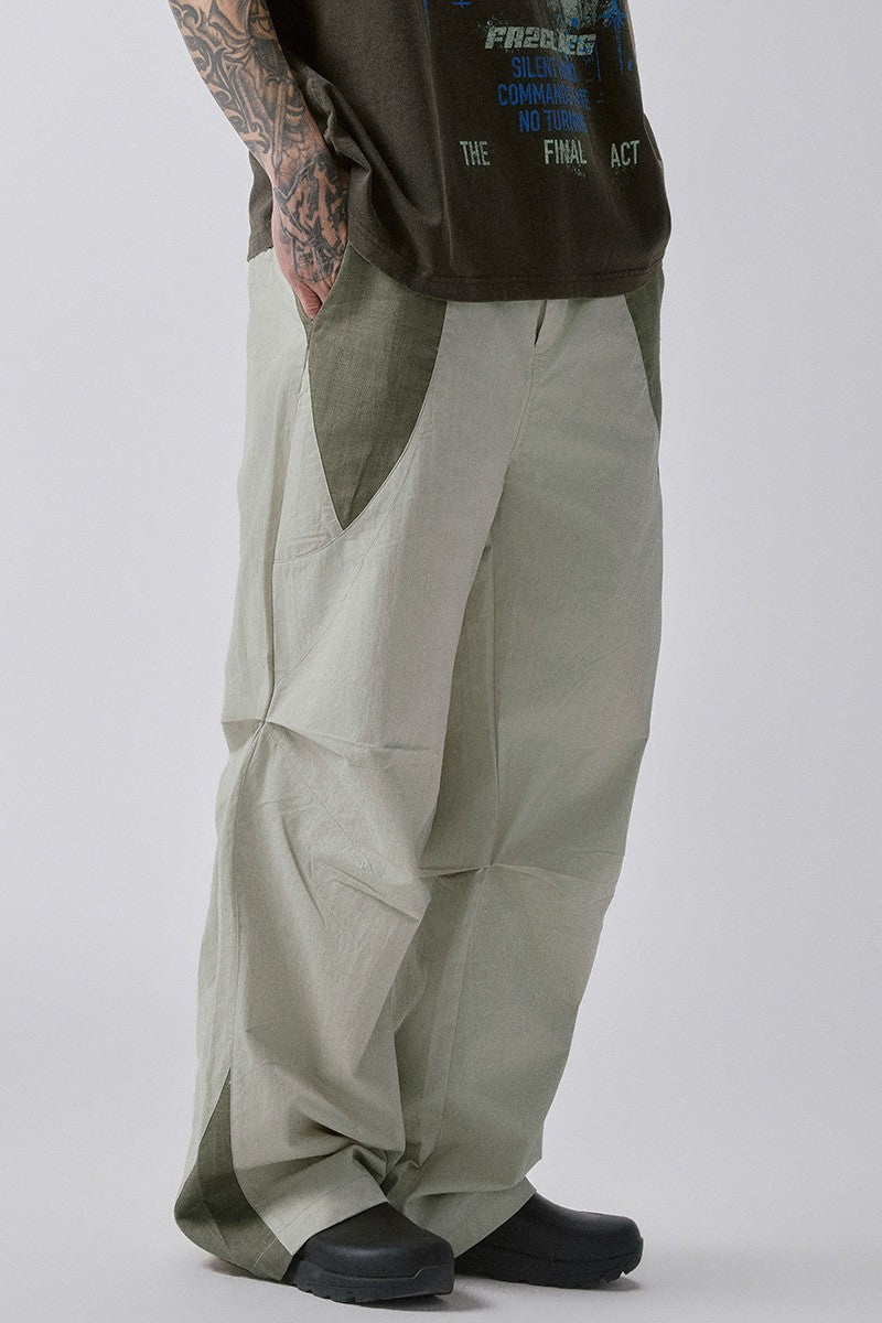 Colorblock Utility Cargo Pants