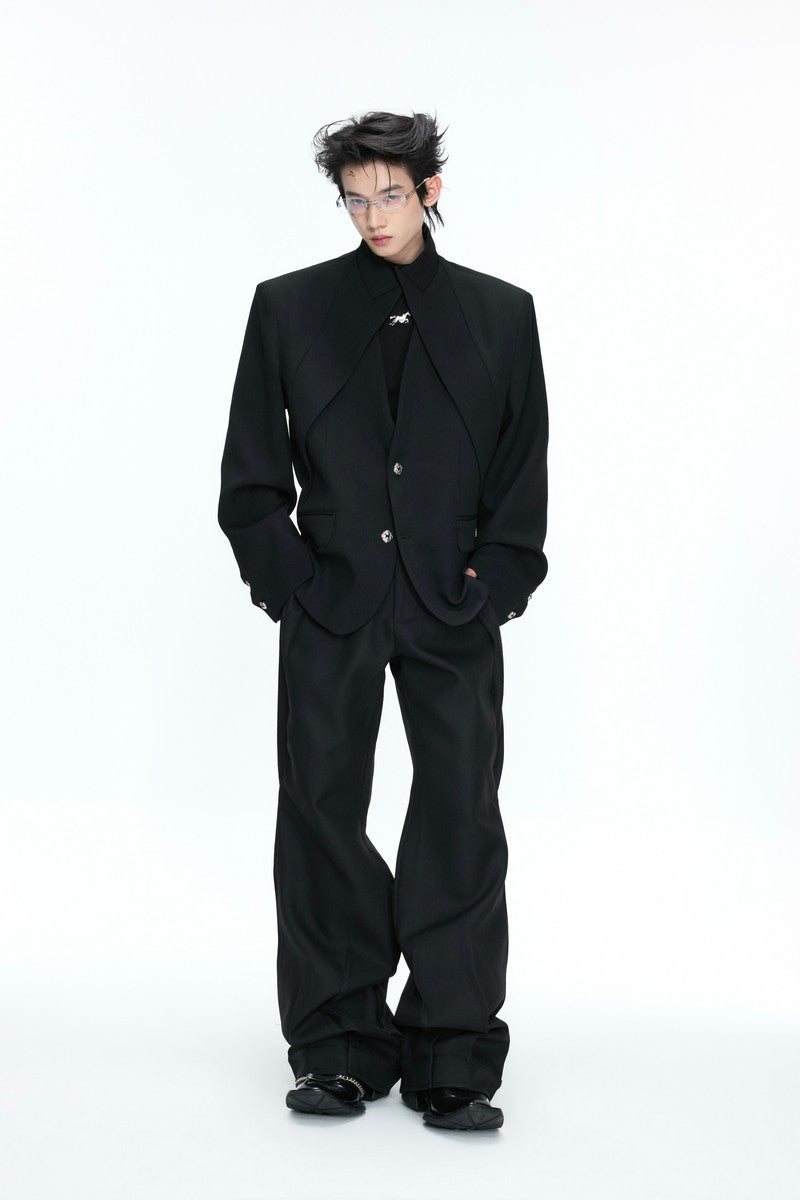 Layered Suit Trousers