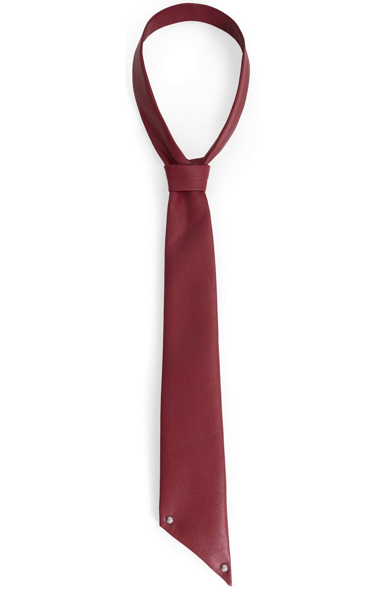 Cracked Leather Tie