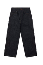 Twisted Seam Raw Denim Jeans