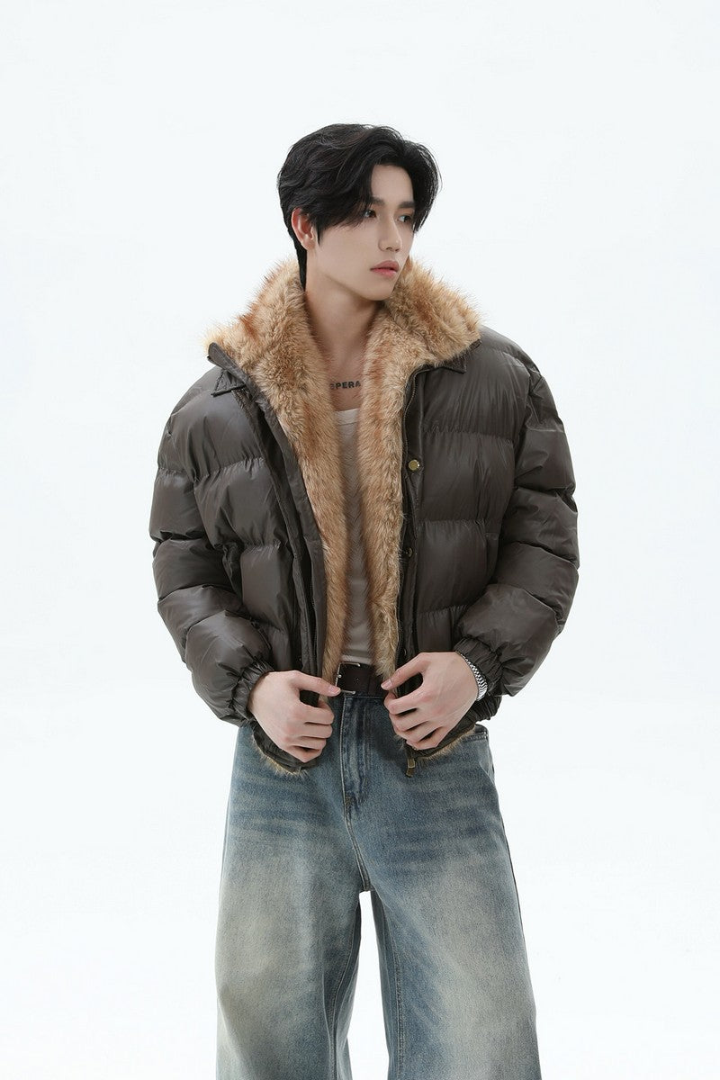 Heavyweight Faux Fur Puffer