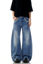 Raw Hem Blade Jeans