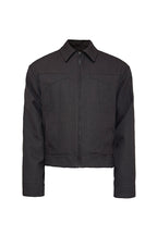 Textured Jacquard Utility Jacket