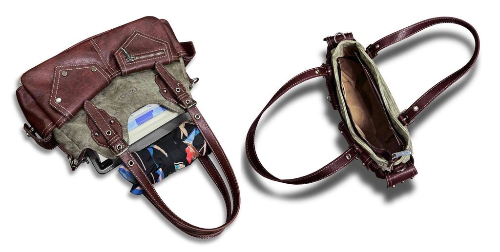 Denim Patchwork Shoulder Bag