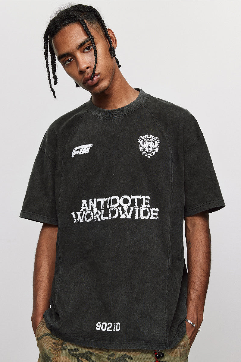 Vintage Patchwork Sports T-Shirt