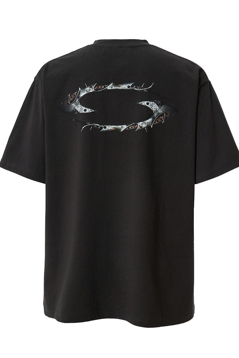Washed Metal Logo T-Shirt