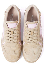 Almond Retro Trainer Sneakers