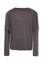 Layered Slub Long Sleeve