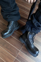 Washed Horsehide Work Boots