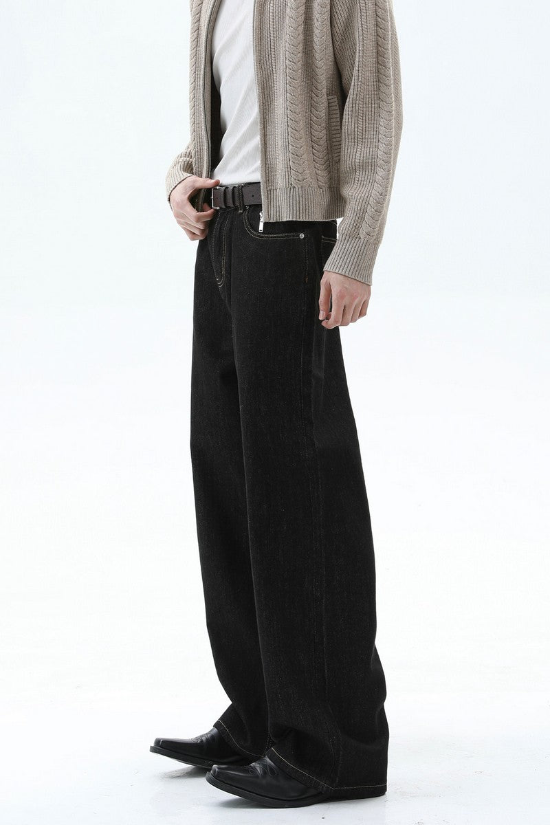 Handstitched Relaxed Fit Jeans