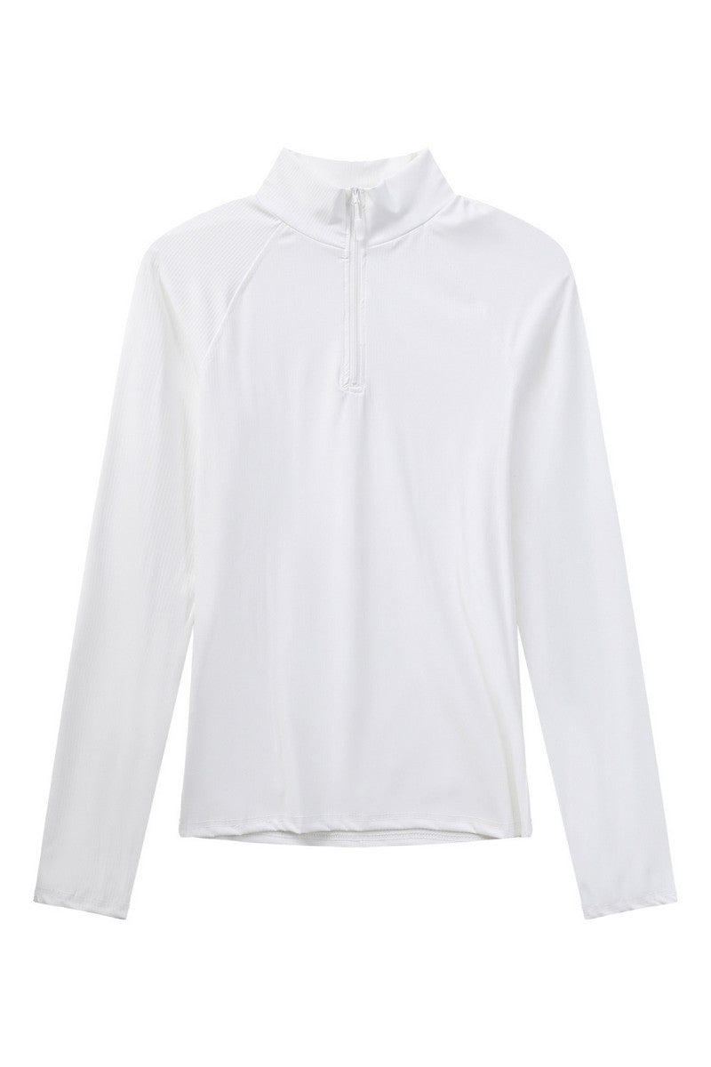Stretch Dry-Fit Mock Neck Tee
