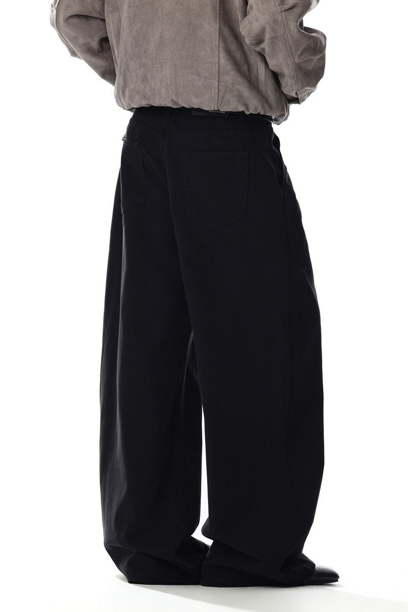 Five-Buttons Curved Jeans