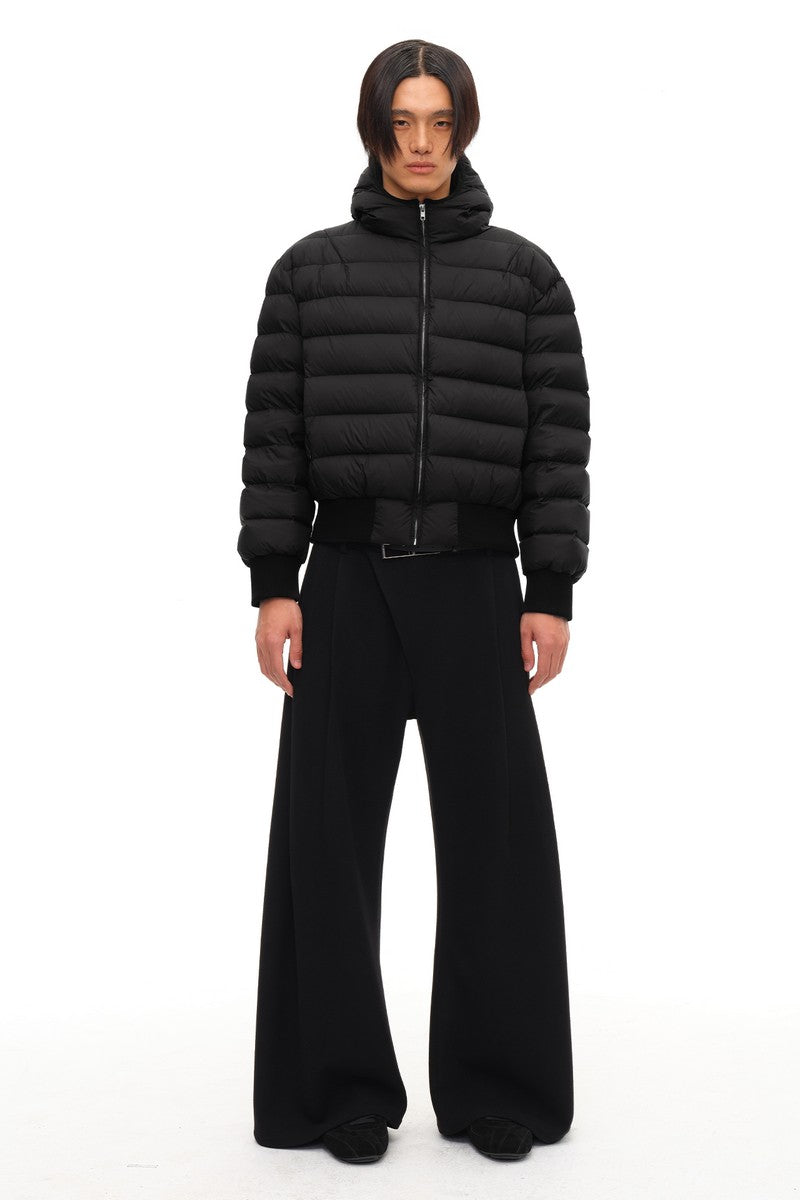 Relaxed Hooded Puffer Jacket