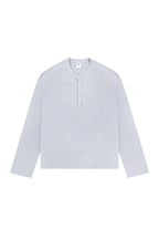 Boxy Henley Long Sleeve Tee - EU Only