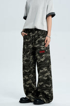 Camo Straight Leg Pants