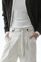 Pleated Relaxed Fit Dress Pants