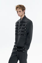 Napoleon Striped Flared Trousers