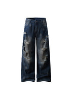 Wasteland Ripped Straight Jeans