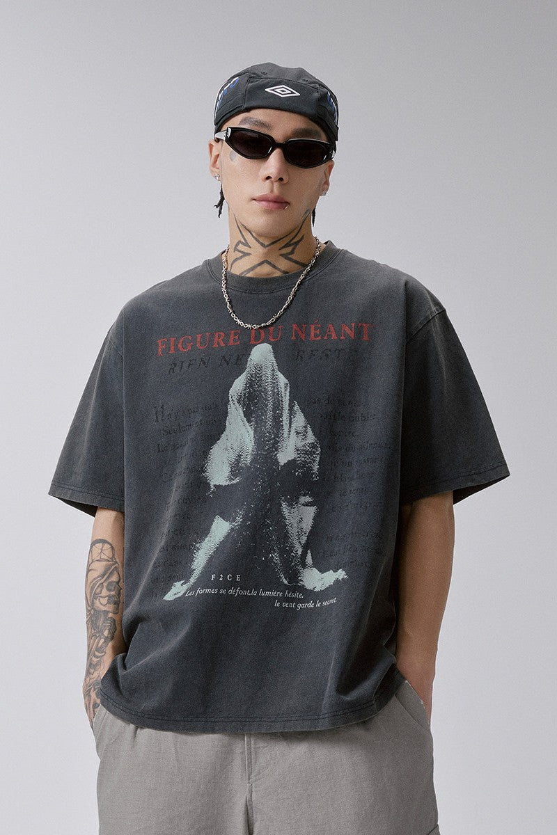 Vintage Washed Graphic T Shirt
