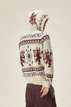 Devil Knit Hooded Cardigan