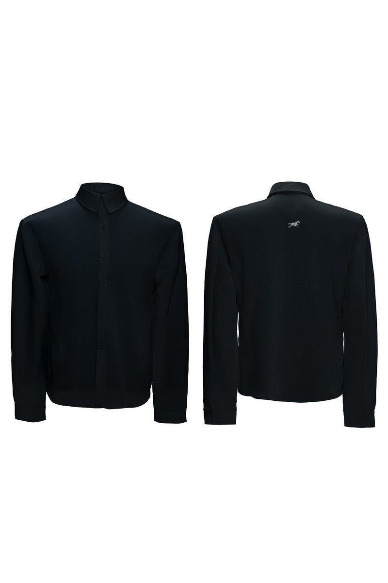 Satin Draped Shirt
