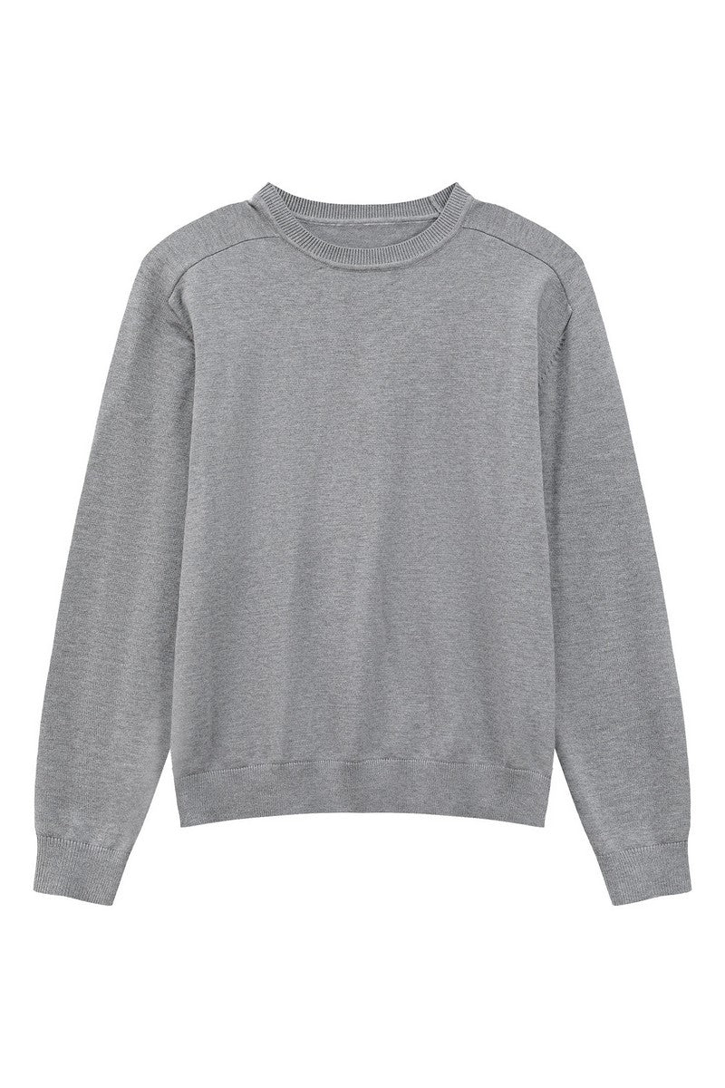 Crewneck Oversized Knit Sweater