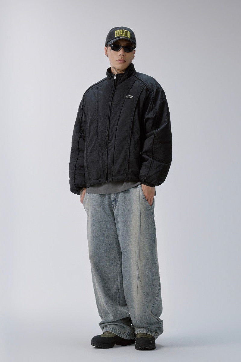 Deconstructed Quilted Puffer Jacket