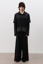 Waxed Low Crotch Sweatpants