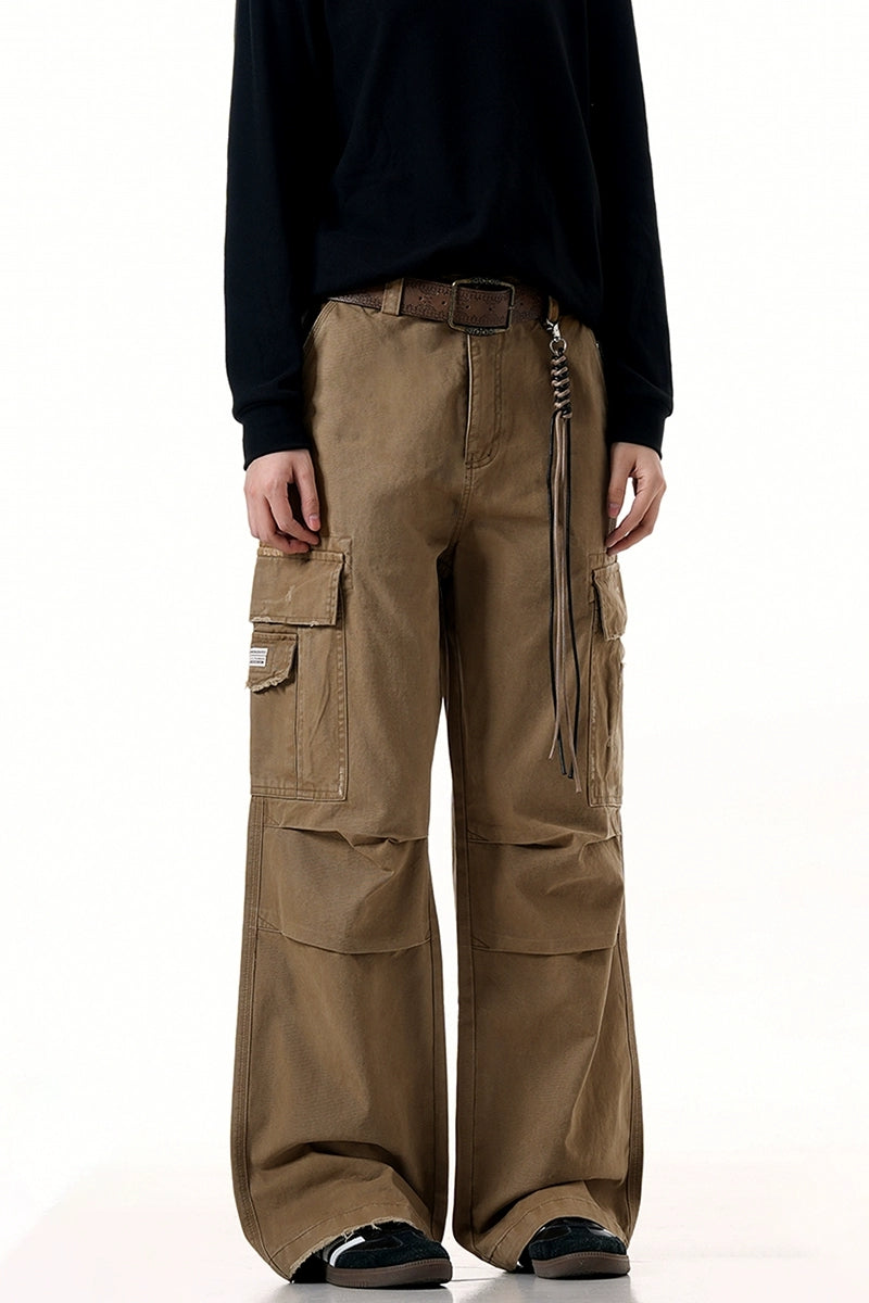 Multi-Pocket Drawstring Cargo Pants - EU Only