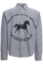 Studded Striped Printed Shirt