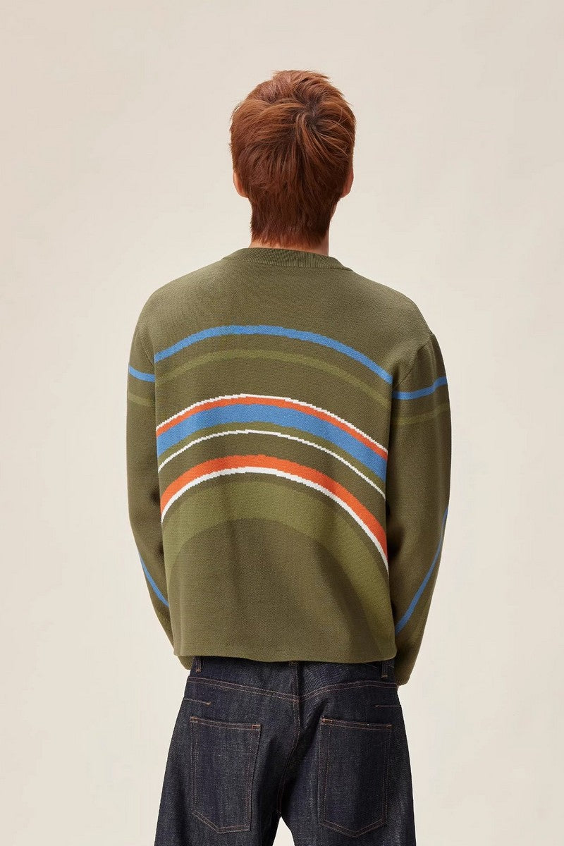 Rainbow Ring Knit Sweater