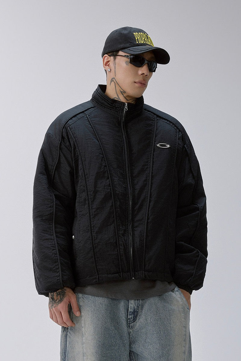 Deconstructed Quilted Puffer Jacket