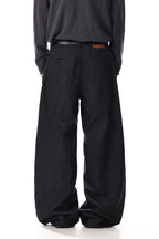 Striped Double Pleated Pants