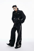 Colorblock Deconstructed Jacket