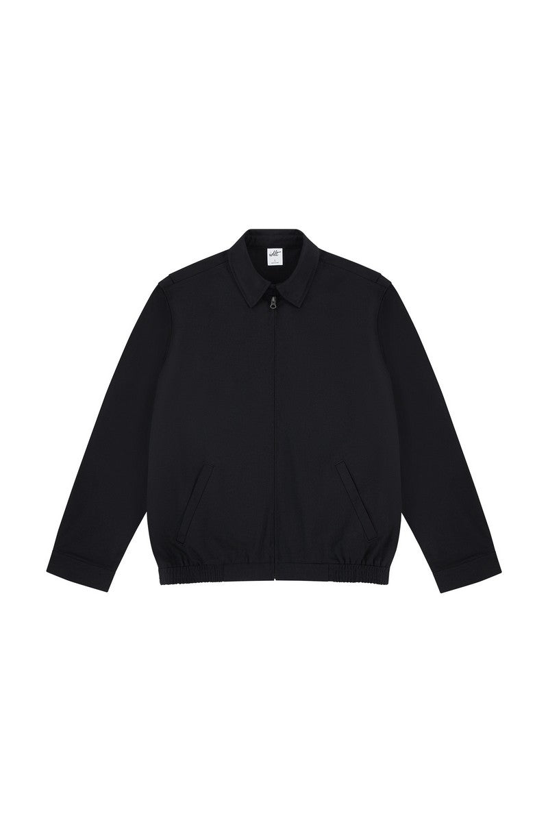 Relaxed Twill Zip Jacket