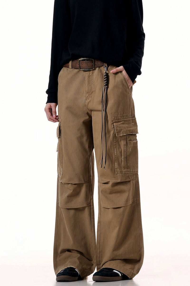 Multi-Pocket Drawstring Cargo Pants - EU Only