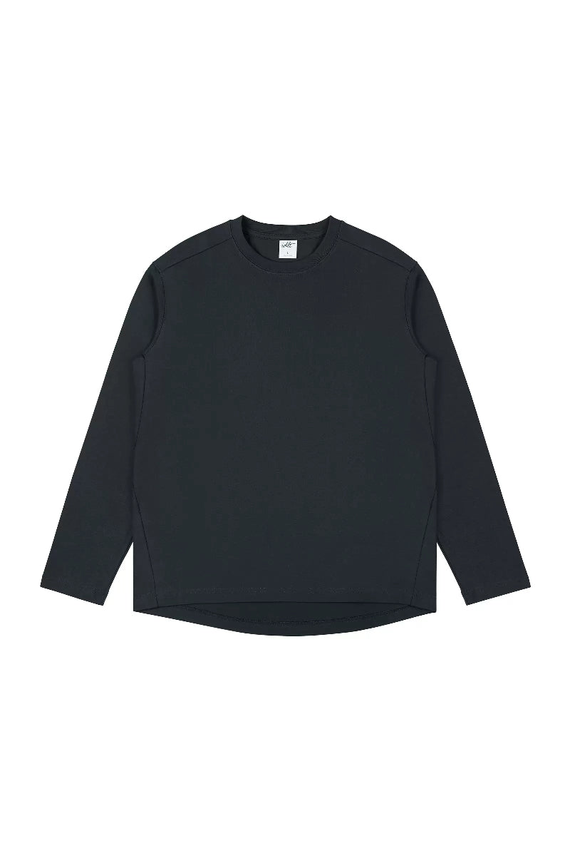 Structured Cotton Long Sleeve Tee - EU Only