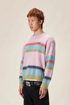 Rainbow Stripe Relaxed Sweater