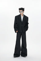 Pleated Double Suit Trousers