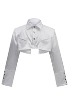 Deconstructed Tie Strap Shirt